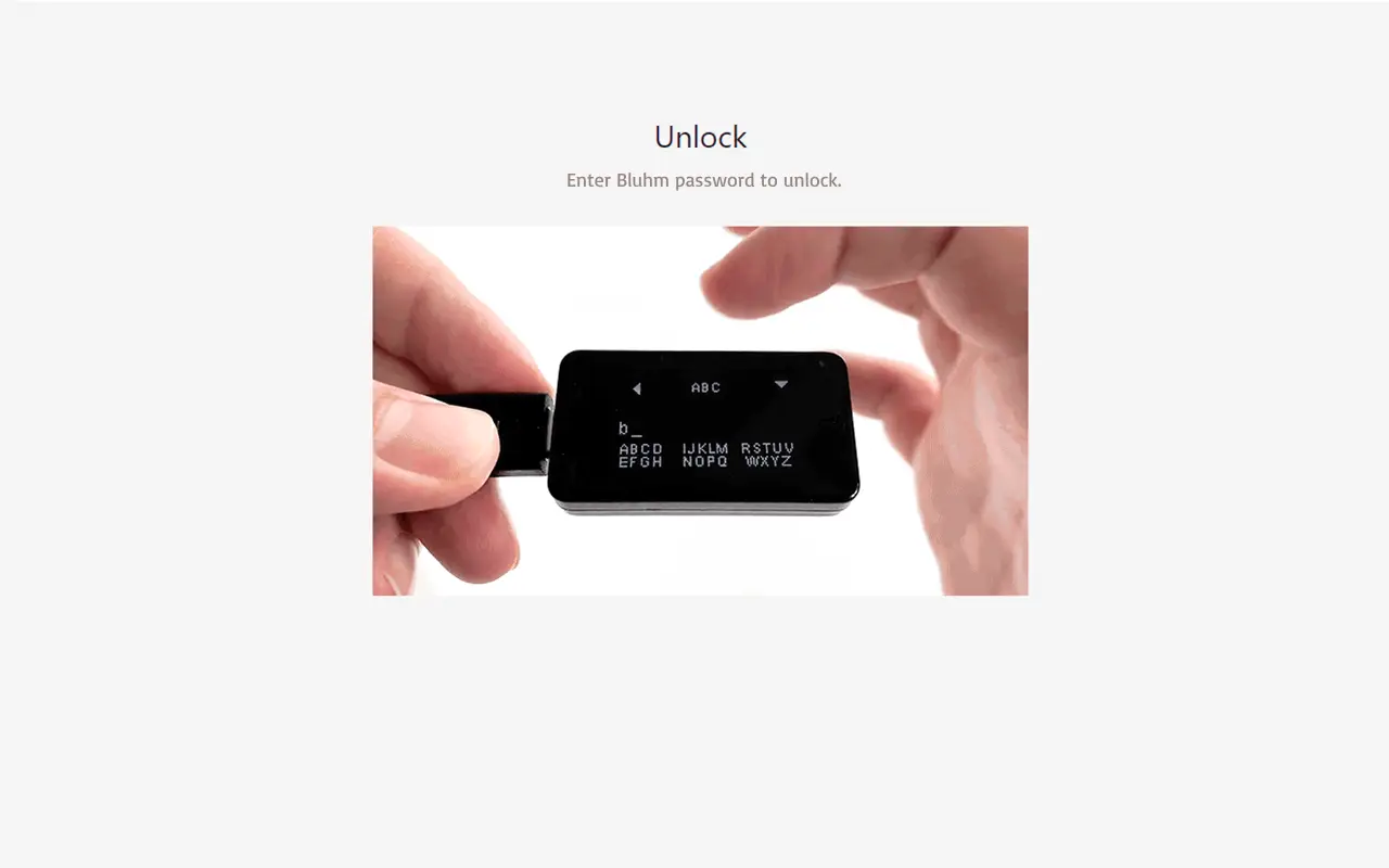 MetafApp unlock screen